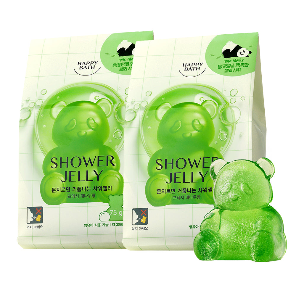 Happy Bath x Bao Family Shower Jelly Hand & Body Wash 75g (2 pack)