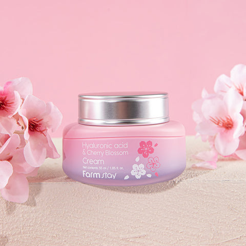 Farmstay Hyaluronic & Cherry Blossom Cream 55ml