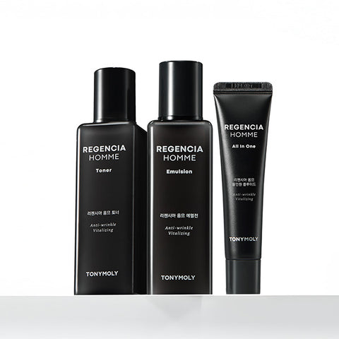 TONYMOLY Regencia Homme Skincare Set (Toner 150ml Emulsion 150ml + Fluid 30ml)