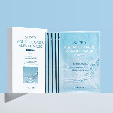 S.Nature Super Aquagel Oasis Ampoule Mask (5 pcs, 30ml each)