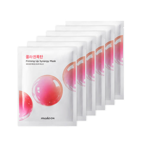 makeON Synergy Mask 20g 6ea Set ? Deep Moist / Dual Toning / Firming Up