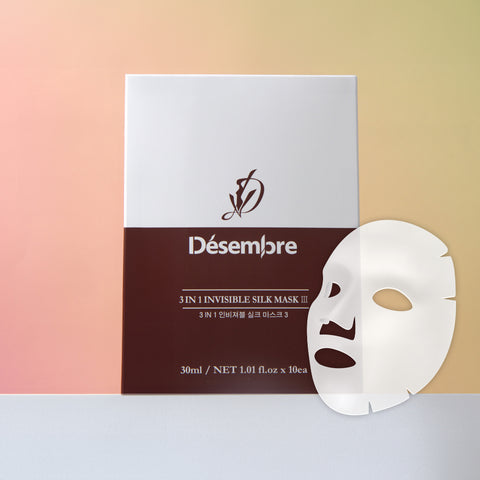 Desembre 3-in-1 Invisible Silk Mask III 10 sheets