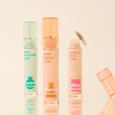 Chosungah Beauty Chochoslab 2.0 Concealer 3-Piece Set (Carrot, Tea Tree, Rice)