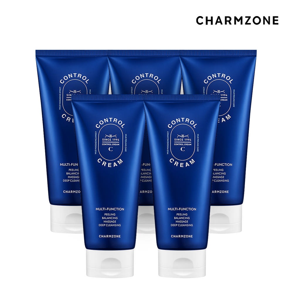 Charmzone Control Premium Multi Massage Cream Peeling Deep Cleansing 150ml (5 Pack)