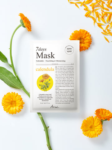 Ariul Seven Days Mask Pack Calendula (10 Sheets x 3 Packs)