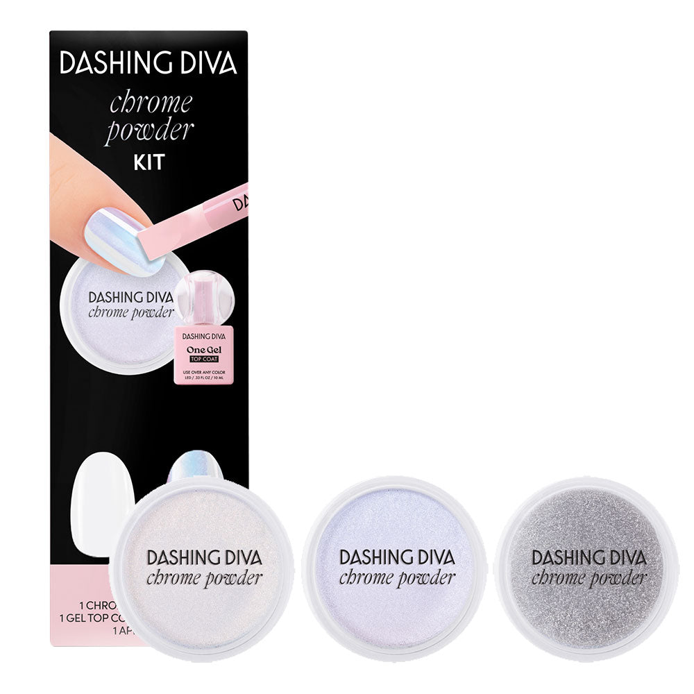 Dashing Diva One Gel Chrome Powder Kit (10 ml Kit)