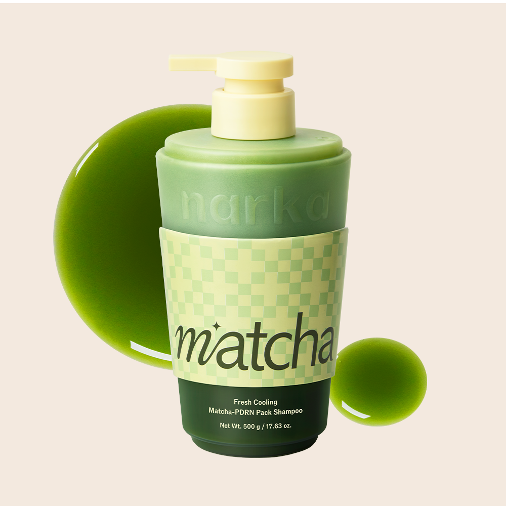 Narka Fresh Scalp Cooling Matcha PDRN Pack Shampoo 500g