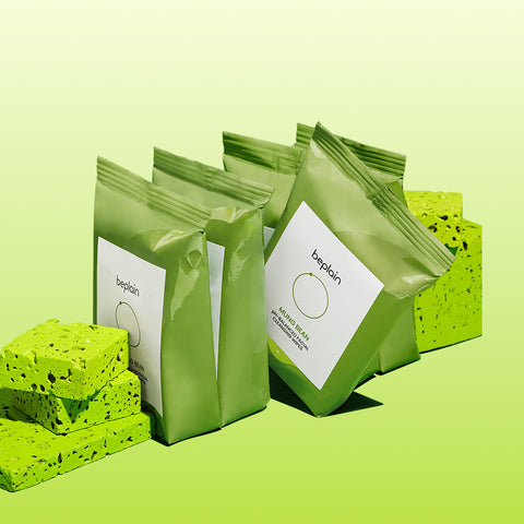 Beplain Mung Bean Mild pH Cleansing Wipes 20 Sheets (4 Pack)