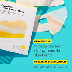 Soonsu Beauty Ceramidin??Skin Barrier Moisturising Mask5sheets texture close-up