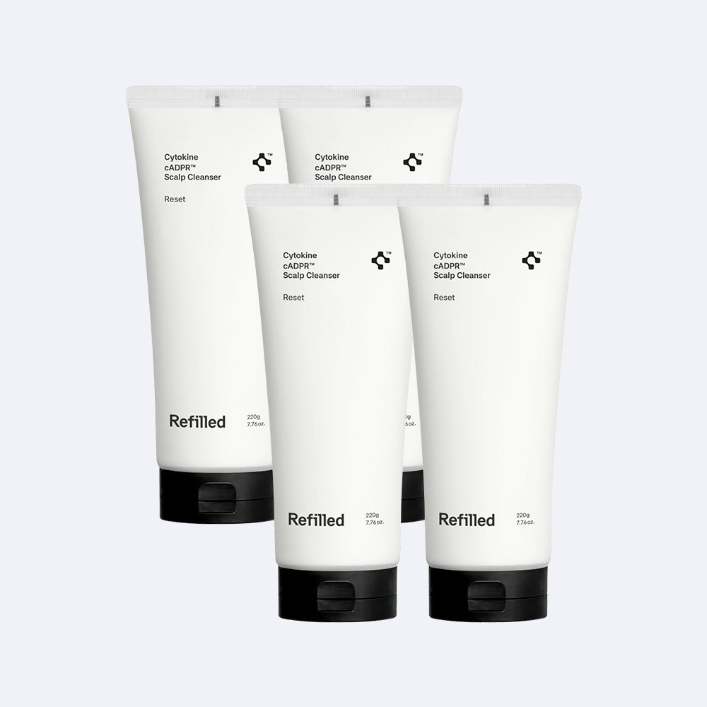 Refilled Cytokine cADPR Scalp Reset Cleanser 220ml (4 Pack)