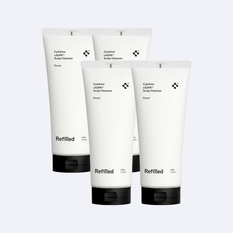 Refilled Cytokine cADPR Scalp Reset Cleanser 220ml (4 Pack)
