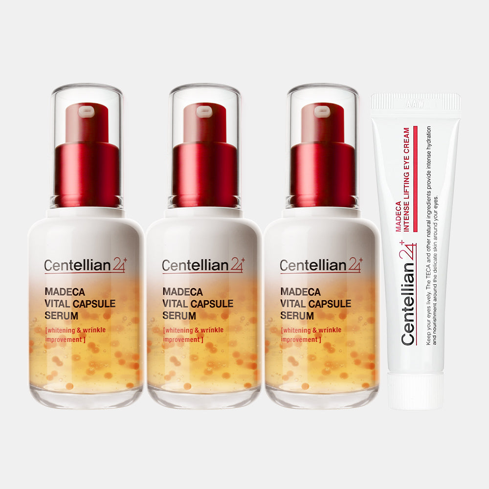 Centellian24 Madeca Vital Capsule Serum 50ml x3 + Lifting Eye Cream 15ml