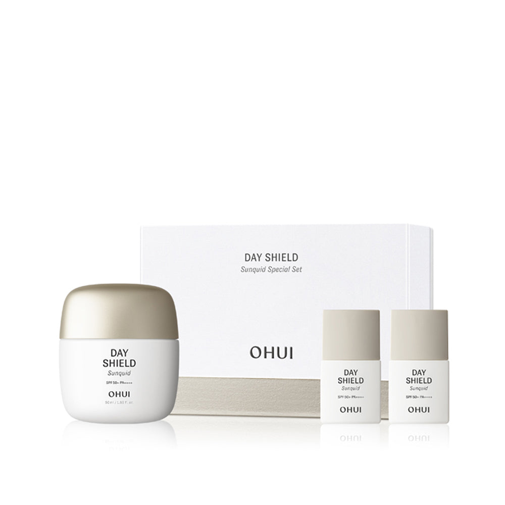 OHUI Day Shield Sunquid SPF50+ PA++++ 50ml + 13ml + 13ml Set