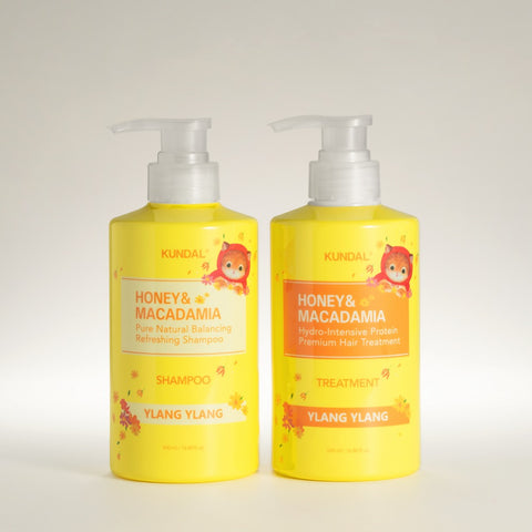 Kundal Shampoo & Treatment - The Scented Village Edition 500ml (2-Piece Set)