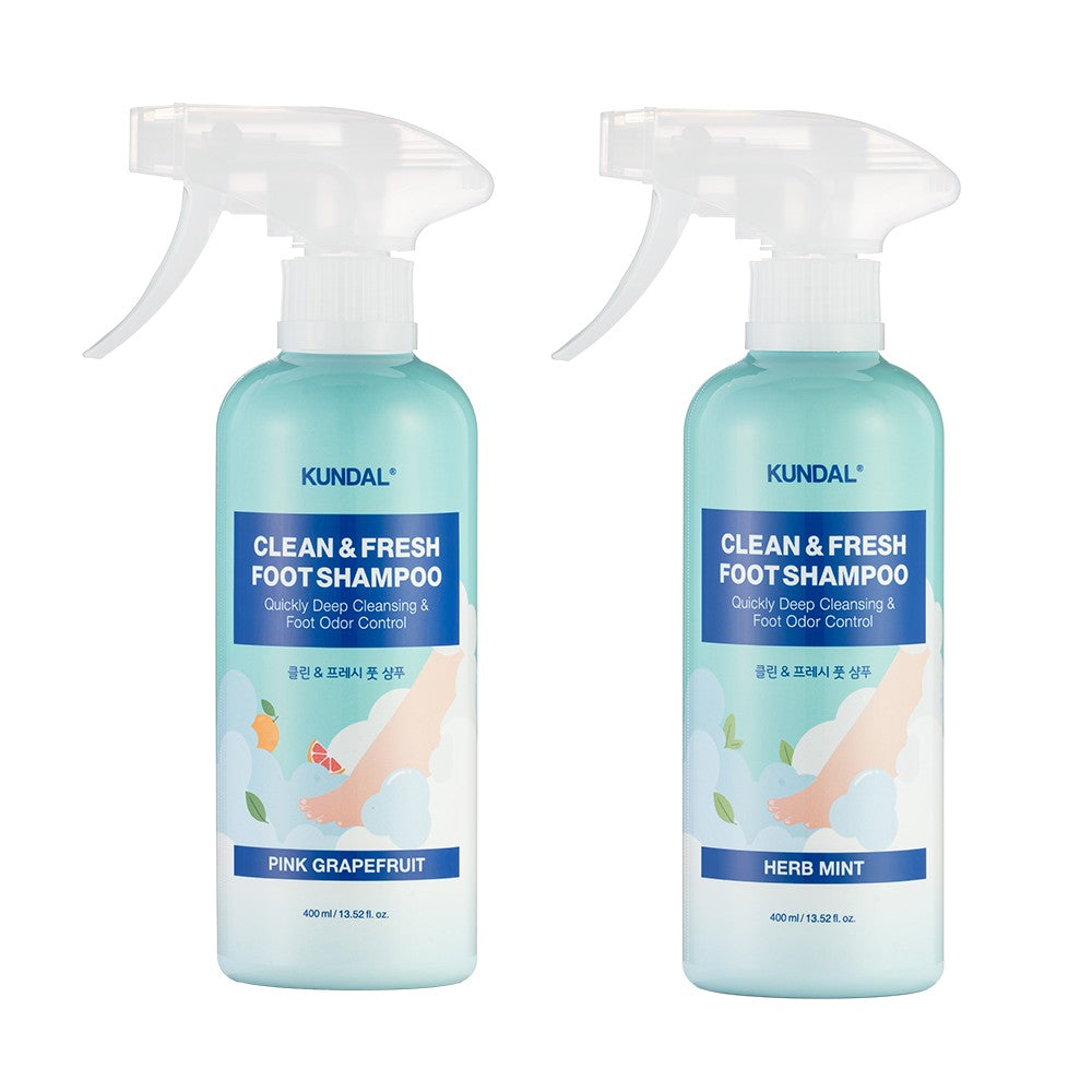 Kundal Clean & Fresh Foot Shampoo 400ml (2 Pack)