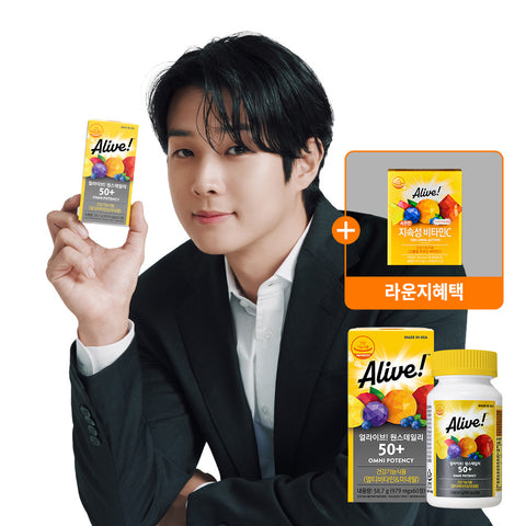 Alive Once Daily 50+ 60 Tablets (1) + Sustained-Release Vitamin C (1)