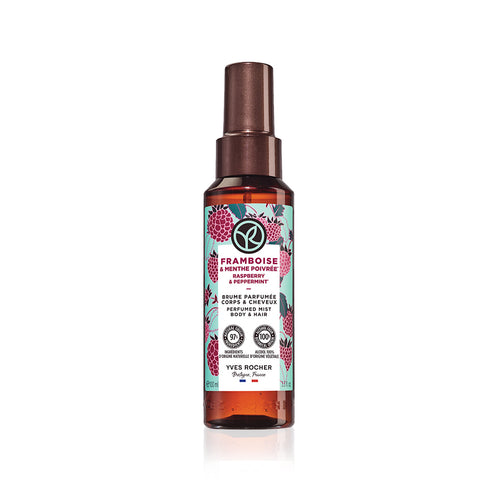 Yves Rocher Perfume Mist Body & Hair Raspberry Peppermint 100 ml