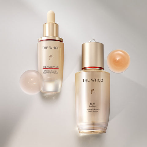 The History of Whoo Skin Longevity NAD Trio Set (NAD Ampoule 30ml + Jasaeng Essence 50ml + Jayun Cream 20ml)