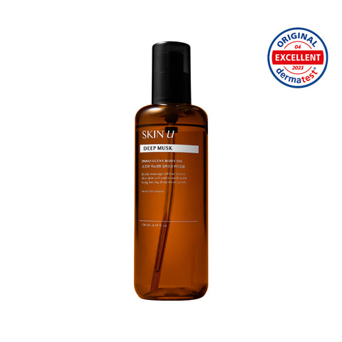SkinU Innocent Deep Musk Firming Body Oil 130ml & Gua Sha