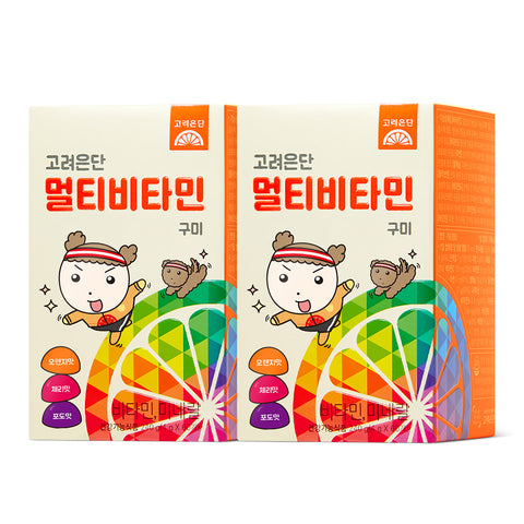 Koreaeundan Multivitamin Gummies 60 Count (2 Pack)