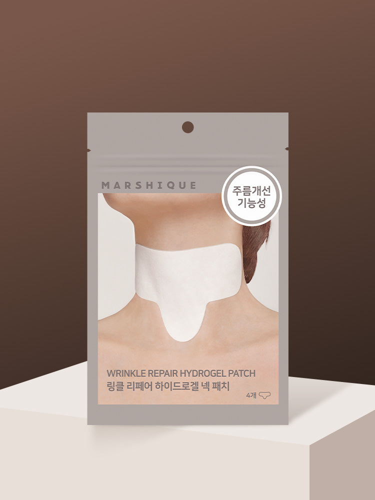 Marshique Wrinkle Repair Hydrogel Neck Patch 1 Pack (4 sheets)