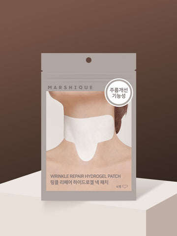Marshique Wrinkle Repair Hydrogel Neck Patch 1 Pack (4 sheets)