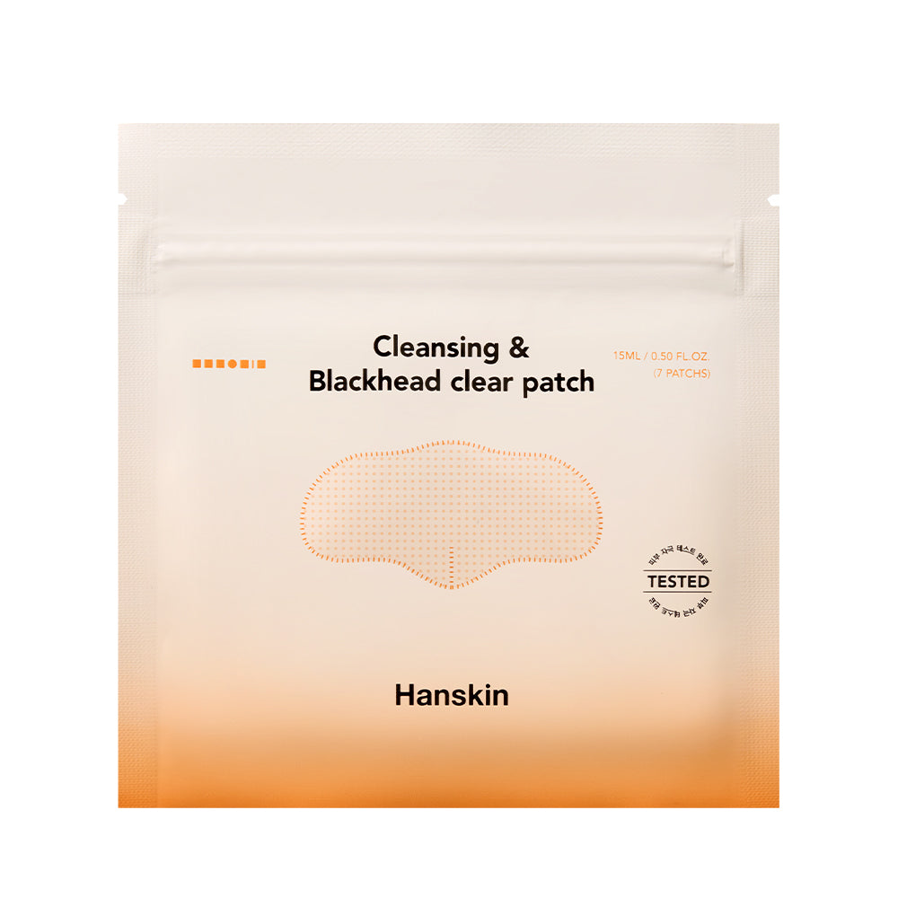 Hanskin Blackhead Removal Trial Set ? Clear Patch 7pcs & Cleansing Pads 10pcs