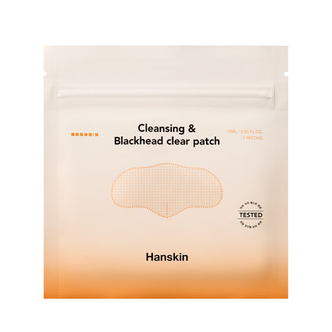 Hanskin Blackhead Removal Trial Set ? Clear Patch 7pcs & Cleansing Pads 10pcs