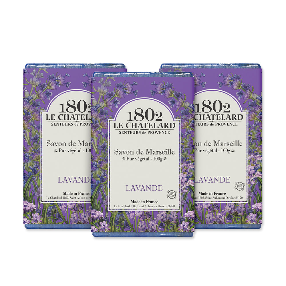 Le Chatra 1802 Marseille Soap 100g x 3
