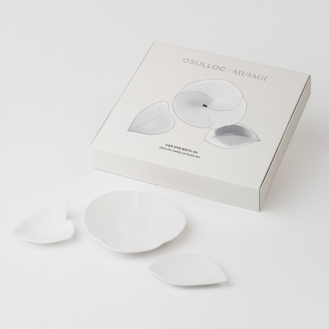 OSULLOC Mujagi Camellia Flower Plate Set