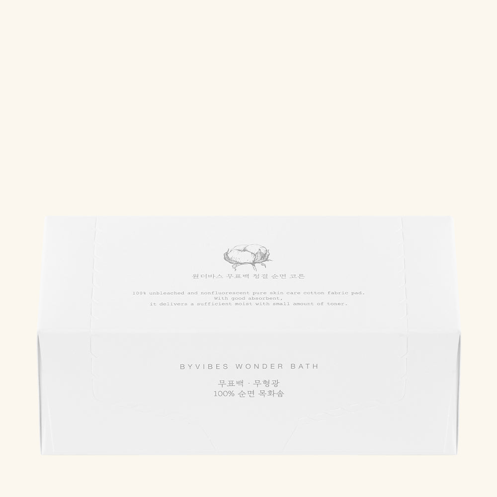 Chosungah Beauty Wonder Bath Unbleached Pure Cotton Pads 240 Sheets (3 Pack)