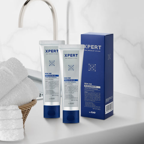 Clio Expert White Care High-Cleansing Toothpaste 100g - 6 Pack
