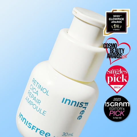 Innisfree Retinol 2-Piece Ampoule Set (Retinol PDRN Ampoule 40ml + Retinol Cica Ampoule 30ml)