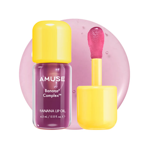 Amuse Banana Lip Oil 8-Piece Set (4.5ml x 8)