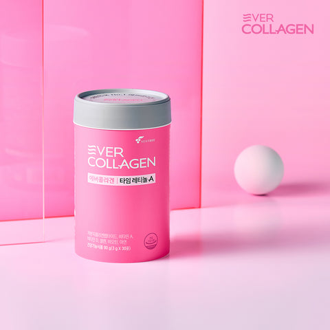 Newtree Ever Collagen Time Retinol A 1 Month Powder (GPH Low-Molecular Tri-Peptide Collagen)