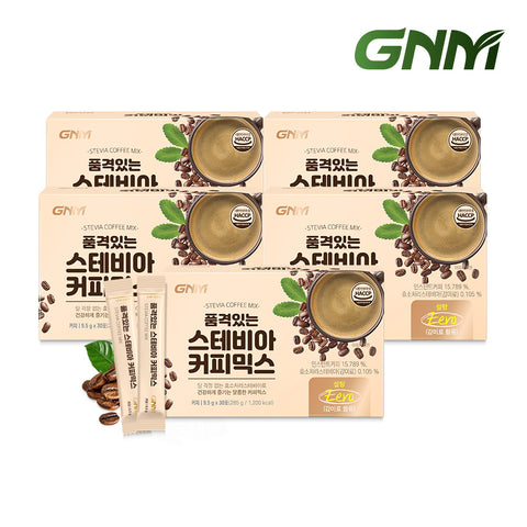 GNM Premium Stevia Coffee Mix Sticks (5 Pack)