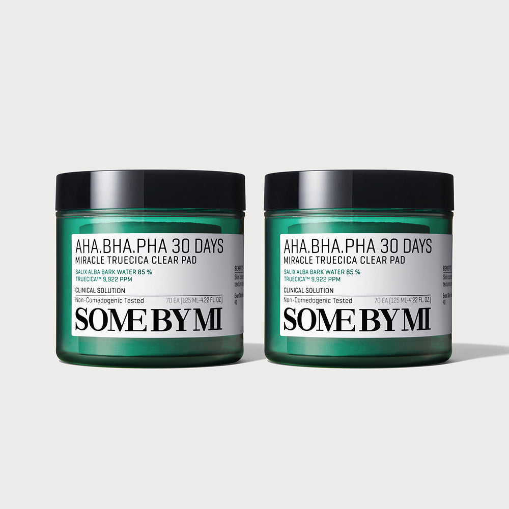 Some By Mi AHA BHA PHA 30 Days Miracle Truecica Clear Pad 70 Sheets (1+1)