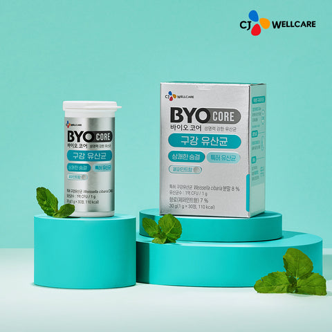 CJ Wellcare BioCore Oral Probiotic Hwasa 30 Tablets (3 Pack)