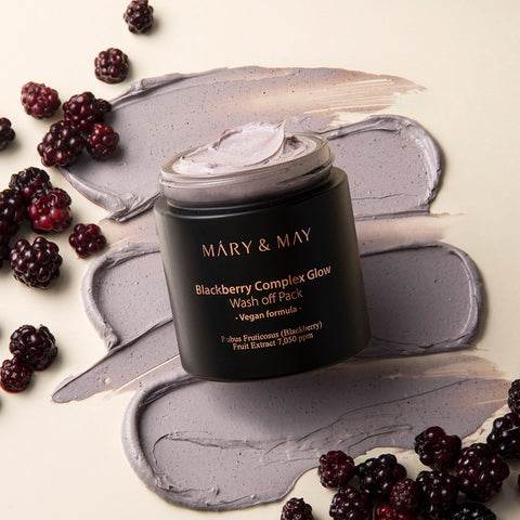 Mary&May Vegan Blackberry Complex Glow Wash-Off Pack 125ml