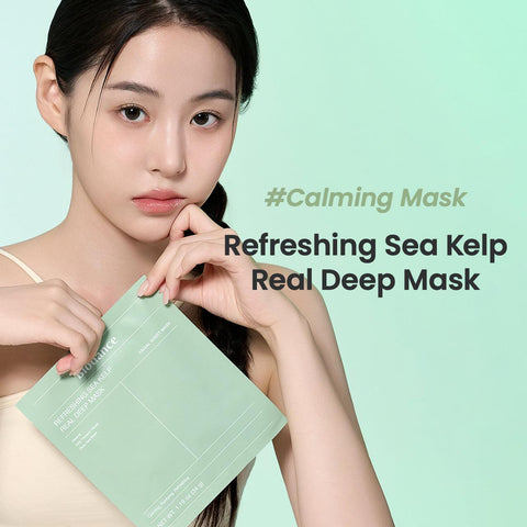 Soonsu Beauty Refreshing Sea Kelp Real Deep Mask application use