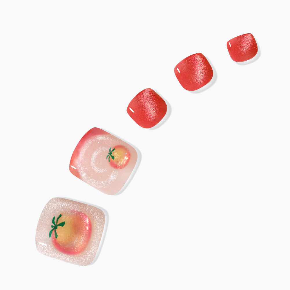 Dashing Diva Magic Press Pedi Tomato Crush