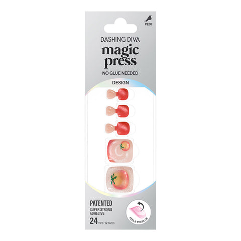 Dashing Diva Magic Press Pedi Tomato Crush