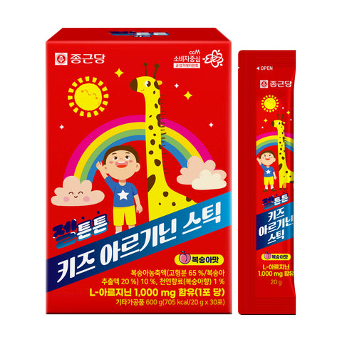Chongkundang GelTtunteun Kids Arginine Stick 20g x 30 Sachets (1 Month)