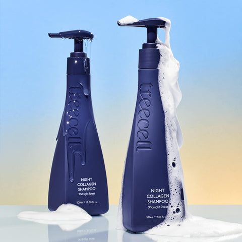 Treecell Day/Night Collagen Shampoo 520ml (2 Pack)