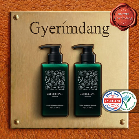 Gyerimdang Premium Natural Hair Loss Shampoo 500ml 2-Pack Set