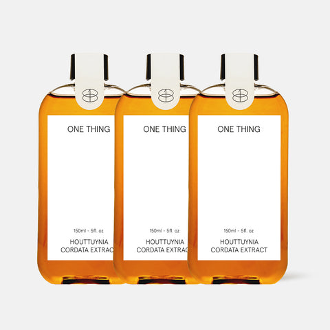 One Thing Houttuynia Cordata Extract Toner 150ml (3 Pack)