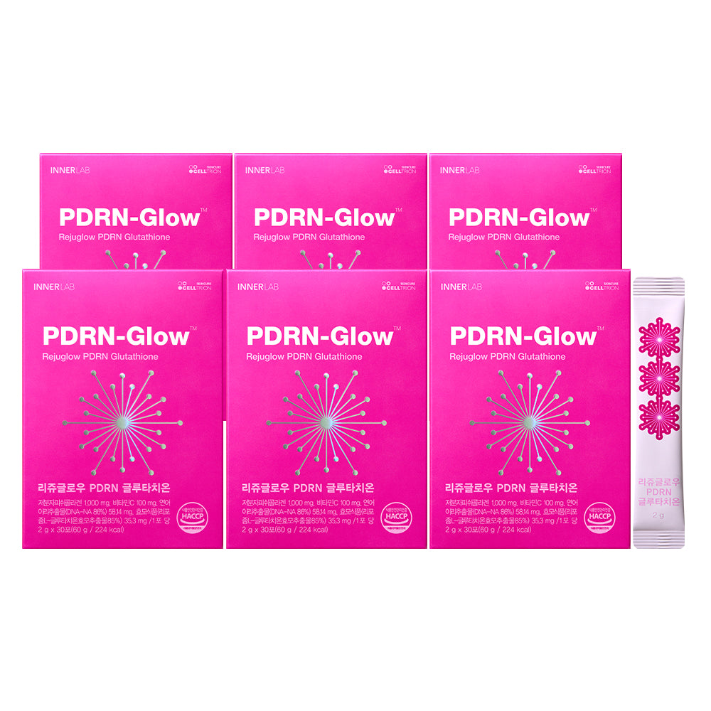 Celltrion InnerLab RejuGlow PDRN Glutathione 30 Sachets x 6 Boxes