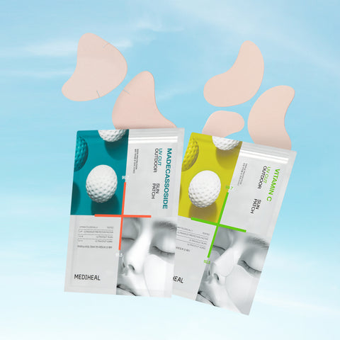 Mediheal UV Cut Outdoor Sun Patch [Wide + Triple Protection] 4pcs + 4pcs (Madecassoside + Vita)
