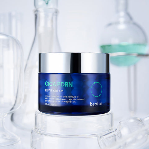 Beplain Cica PDRN Skin Booster Serum 30ml + Repair Cream 50ml