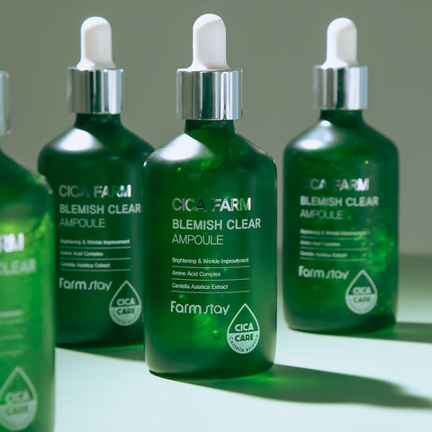 Farmstay Cica Hydration Booster Ampoule + Cream Set (2-piece)